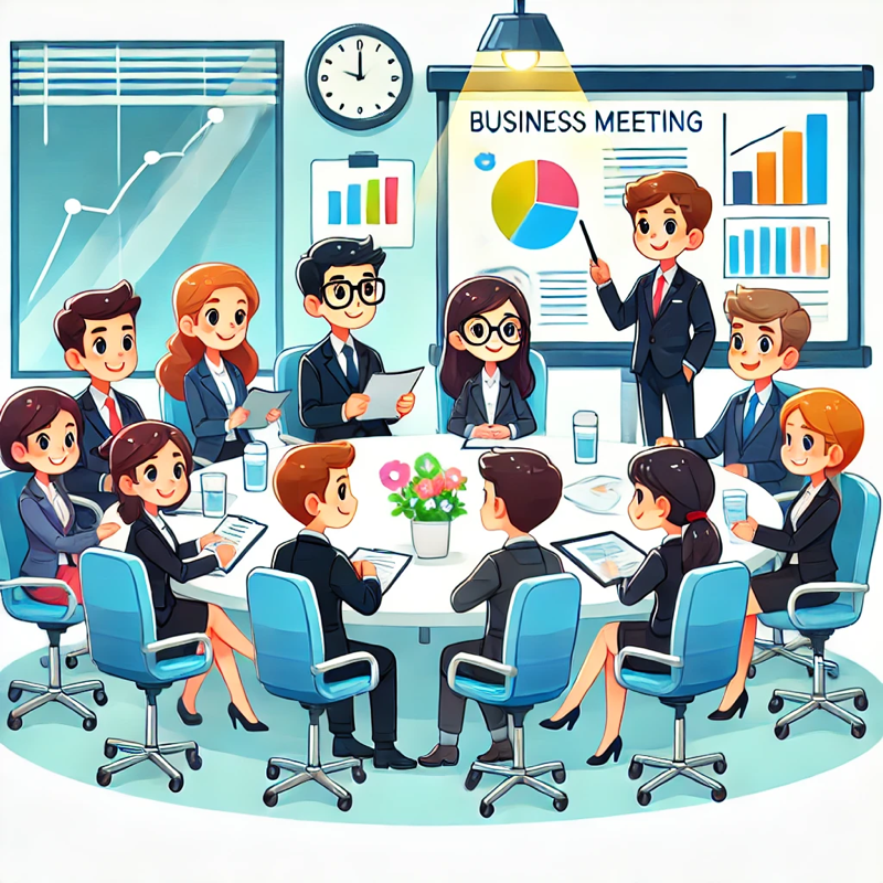 你爸爸是做什么的？他是一个商人。