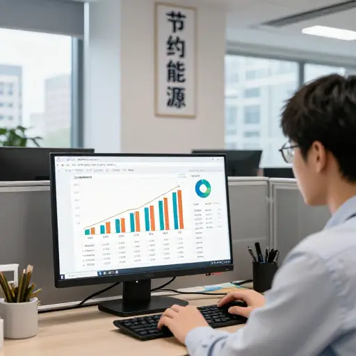为了降低成本，我们每月监控我们的能源使用量。