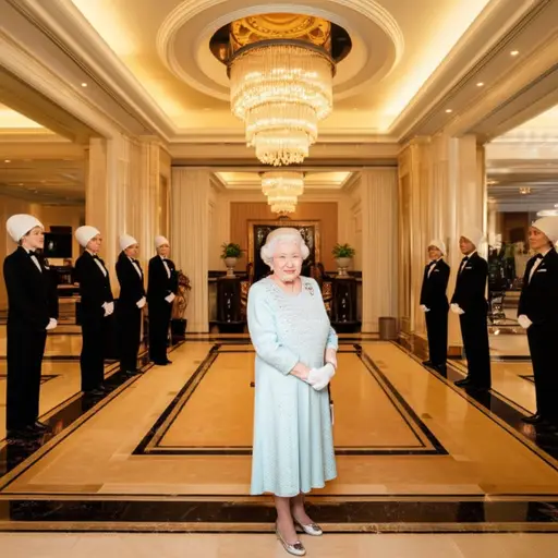 伊丽莎白女王二世是该酒店最尊贵的客人之一。