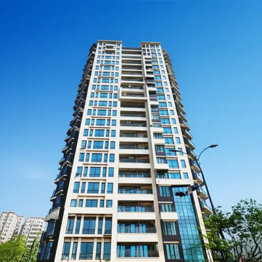 那是一栋十八层的建筑。