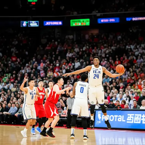 我们的篮球队在比赛中表现得很出色。