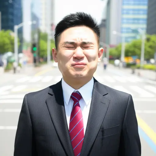 我无法想象在这种酷热下穿西装。