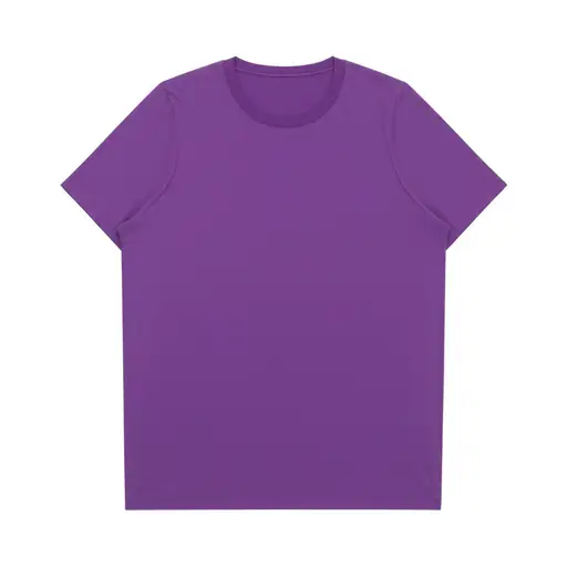 我有一件紫色的T恤衫。