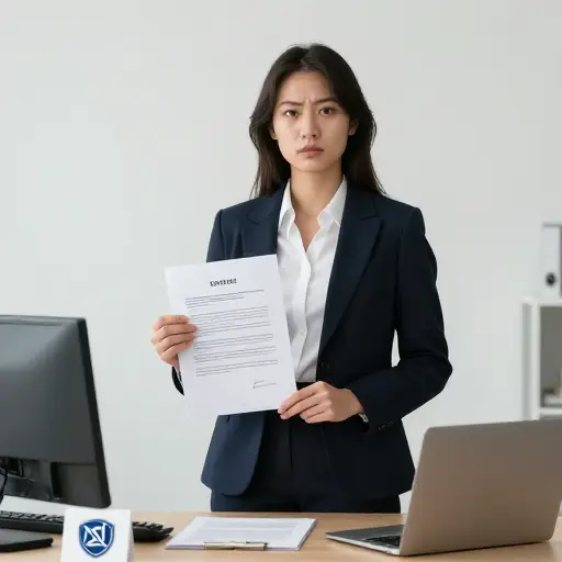 公司向该员工发布了一份正式的终止雇佣通知。