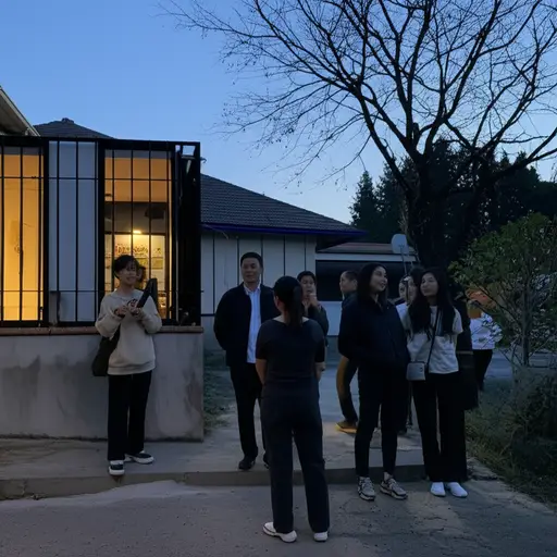 我们五点钟出发回家。