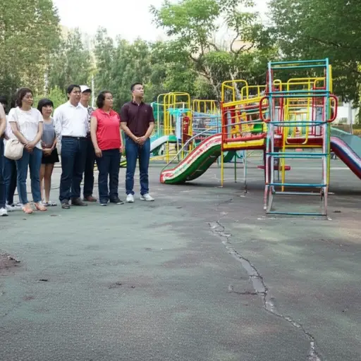 担忧的家长们已经抱怨了危险的游乐场。