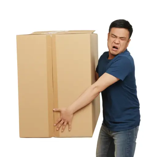 这个箱子太重了，我一个人搬不动。