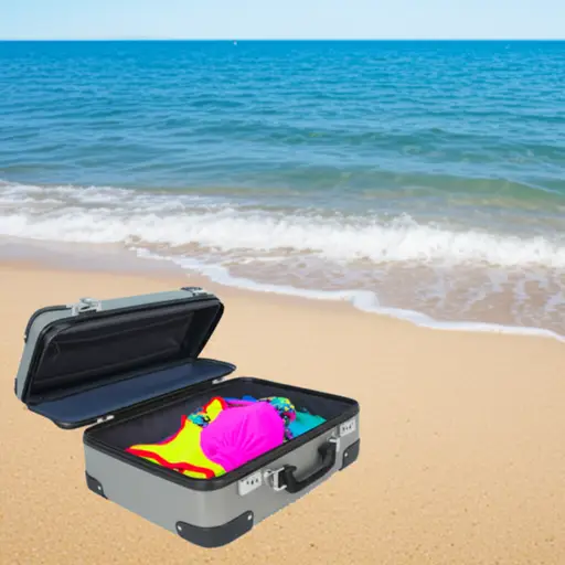 我为了海滩打包了我的比基尼。