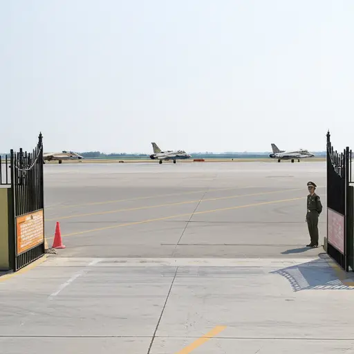 白天，你可以参观空军基地，它在9点开放。