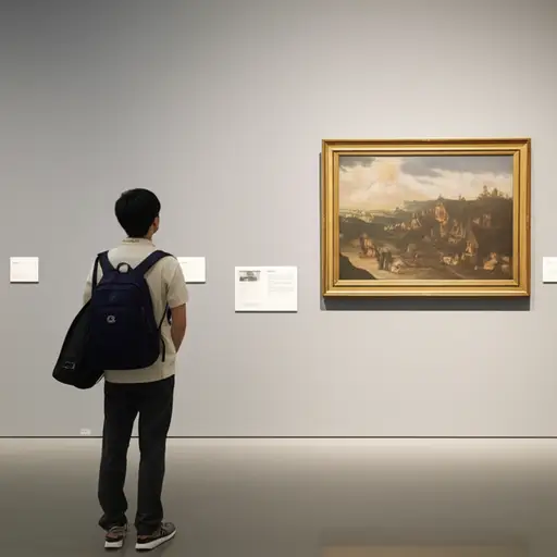 你应该尝试独自参观博物馆，以便按自己的节奏欣赏。