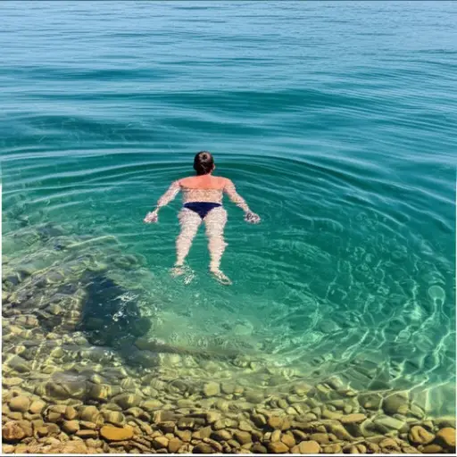 我喜欢在那个湖里游泳，因为湖水非常清澈。