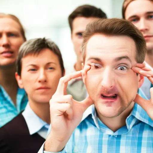 他幼稚的行为惹恼了其他成年人。