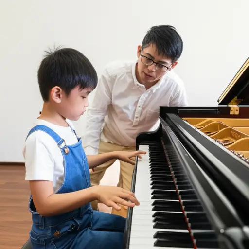 那位音乐家从小就开始学习钢琴。