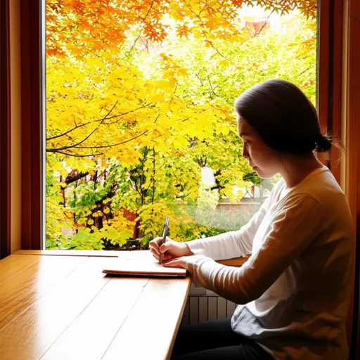 她的诗捕捉到了季节更替的美丽。