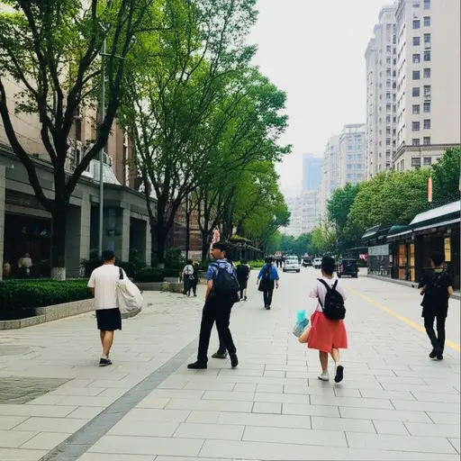 这些道路仅供行人使用。