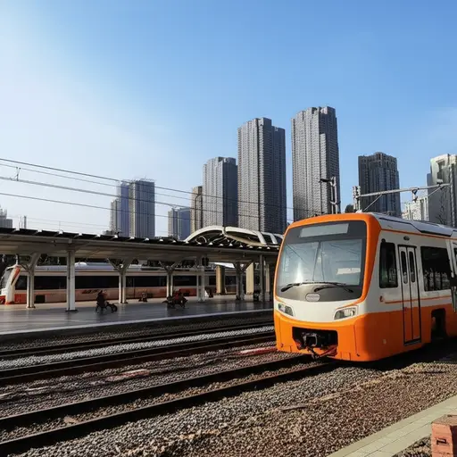 坐火车或坐公交车都行——（无论哪种方式），你一小时内都能到。