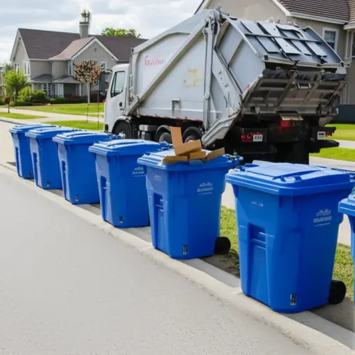 美国人回收了超过一半的纸质废品。