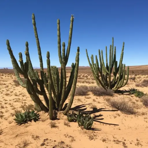 这些植物在干燥的气候中生长良好。