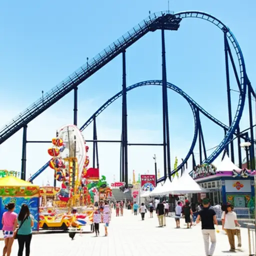 我们计划这周末去游乐场——我听说那里有一个巨大的新过山车！