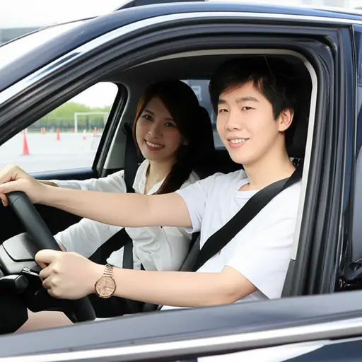 “我车开得不太好。”“怎么会，你可以的！你只是需要多练习一下。”