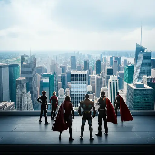 坏人试图接管世界，而好人，也就是英雄们，试图阻止他们这样做。