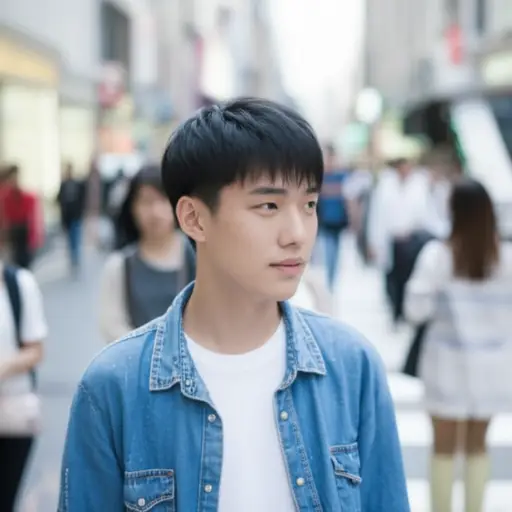 事件发生时，我正瞥着那个陌生人。