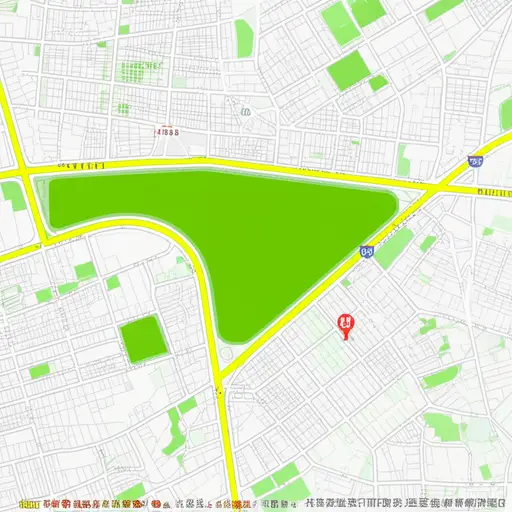 地图的中间是公园。