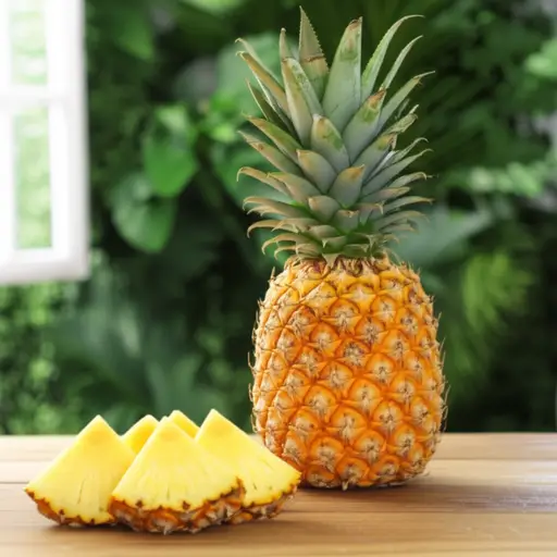 像菠萝这样的热带水果富含维生素。