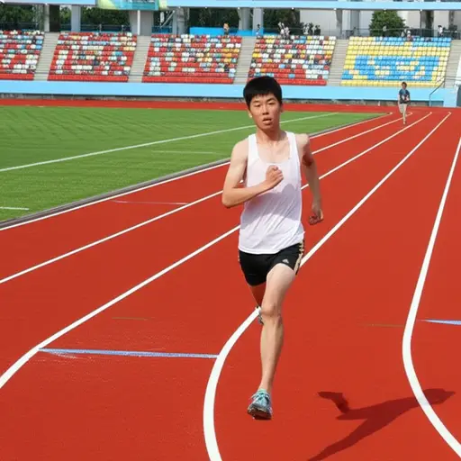 他能非常快地跑完100米。