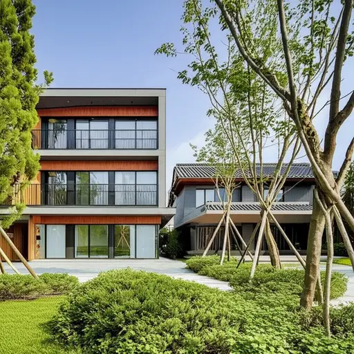 我的新房子比旧房子大一倍。