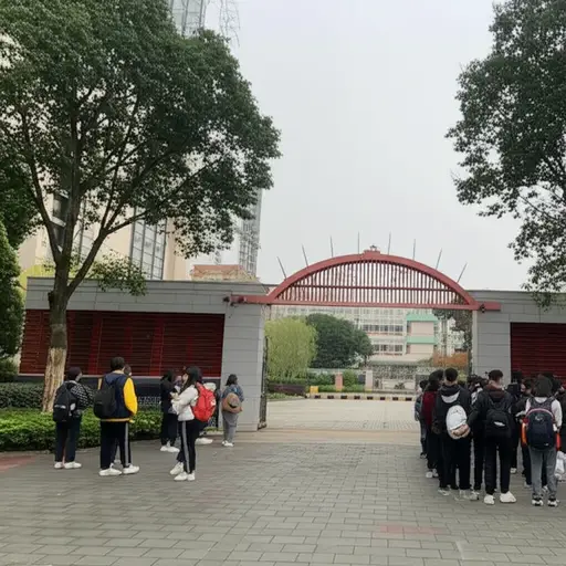 我们在学校的前门见吧。