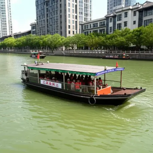 乘船运河游览是探索这座城市的好方法。