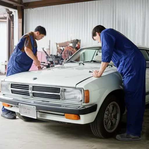 他们计划在卖掉之前修整一下这辆旧车。