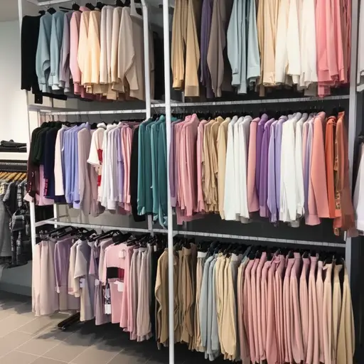 我更喜欢购买时髦且时尚的衣服。