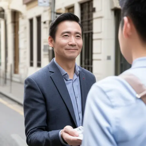 作为奖励，我父亲给了旁观者500美元。