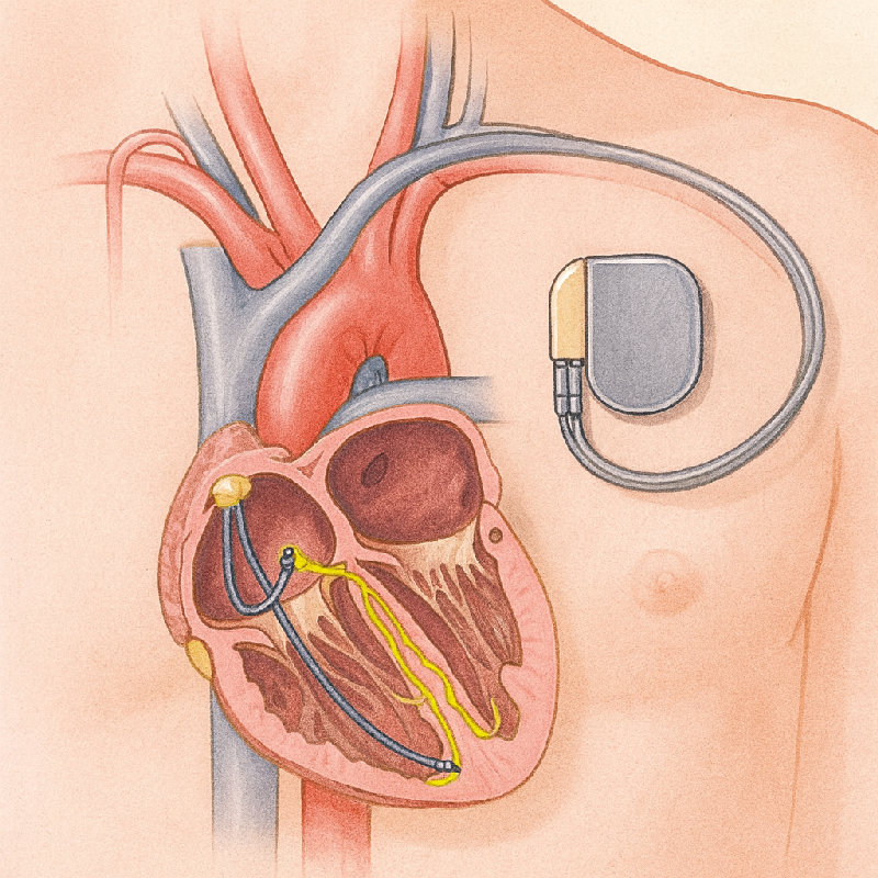 医生建议她装一个心脏起搏器。