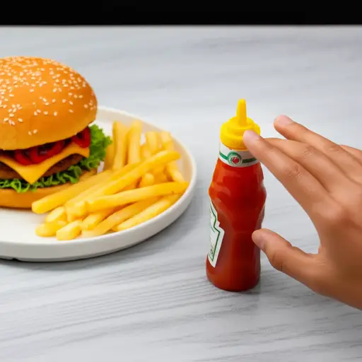 你能把番茄酱递给我吗？