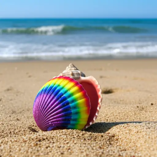 我从海滩假期带回了一件漂亮的纪念品。