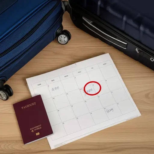 我们下个星期一离开。