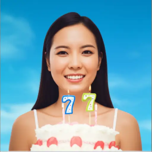 我女朋友的生日在七月。