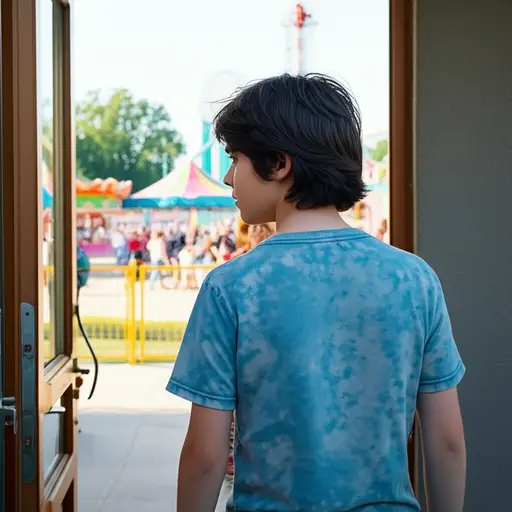 我父母没有允许我去，但我真的很想去。